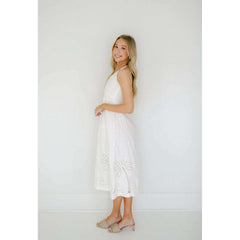 8.28 Boutique:Mink Pink,Mink Pink Romina Broderie Midi Dress,Dress