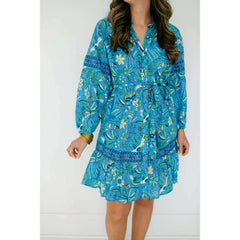 8.28 Boutique:Print Fresh,Print Fresh Claudia Dress in Painters Garden,Dress