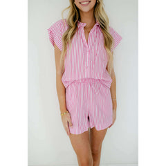 8.28 Boutique:Karlie Clothes,Karlie Stripe Poplin Pocket Short,Bottoms