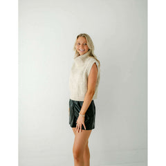 8.28 Boutique:Kerisma Knits,Kerisma Knits Marlene Top in Oatmeal,Sweaters