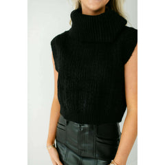 8.28 Boutique:Kerisma Knits,Kerisma Knits Marlene Top in Black,Sweaters