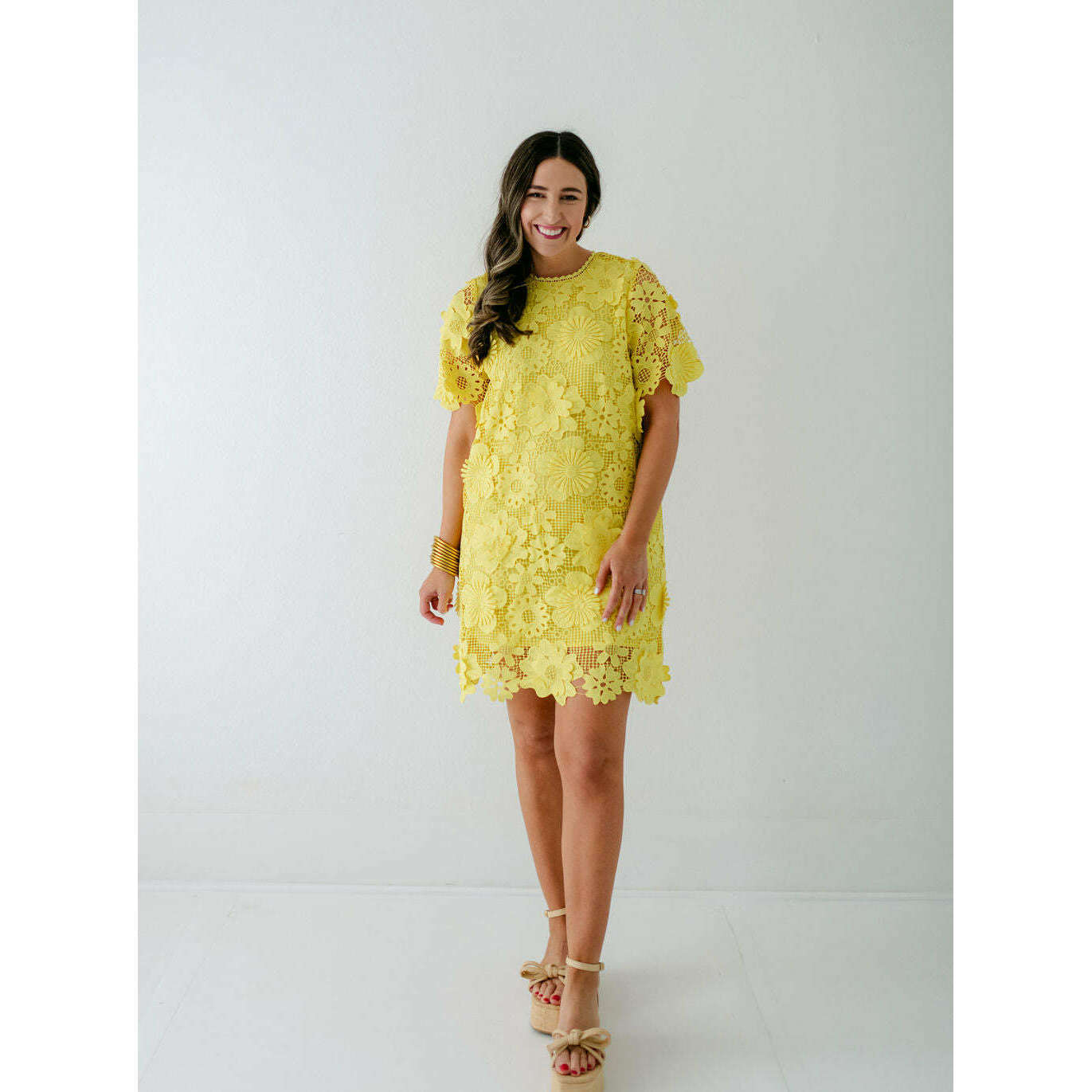 Jade Melody Tam Yellow Lace Dress in Chemise 8.28 Boutique Jade Melody Tam Yellow Lace Dress in Chemise 8.28 Boutique