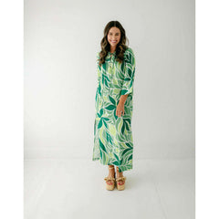 8.28 Boutique:Jade by Melody Tam,Jade Melody Tam Bold Vines Lace up Maxi Dress,dress