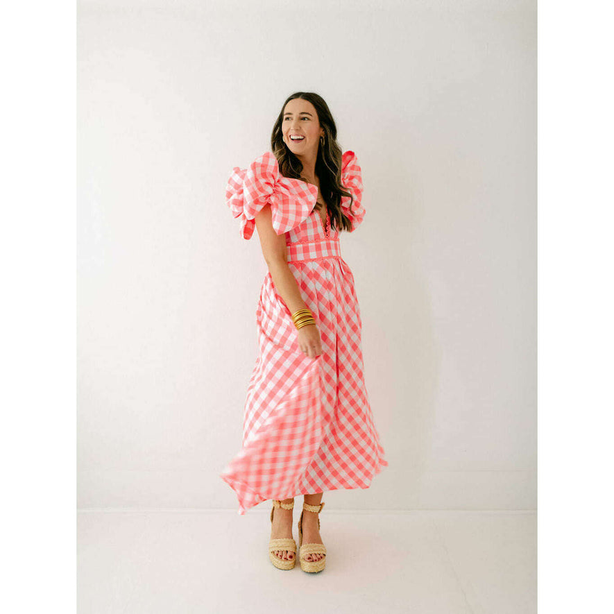Celia B Curazao Vichy Pink Dress