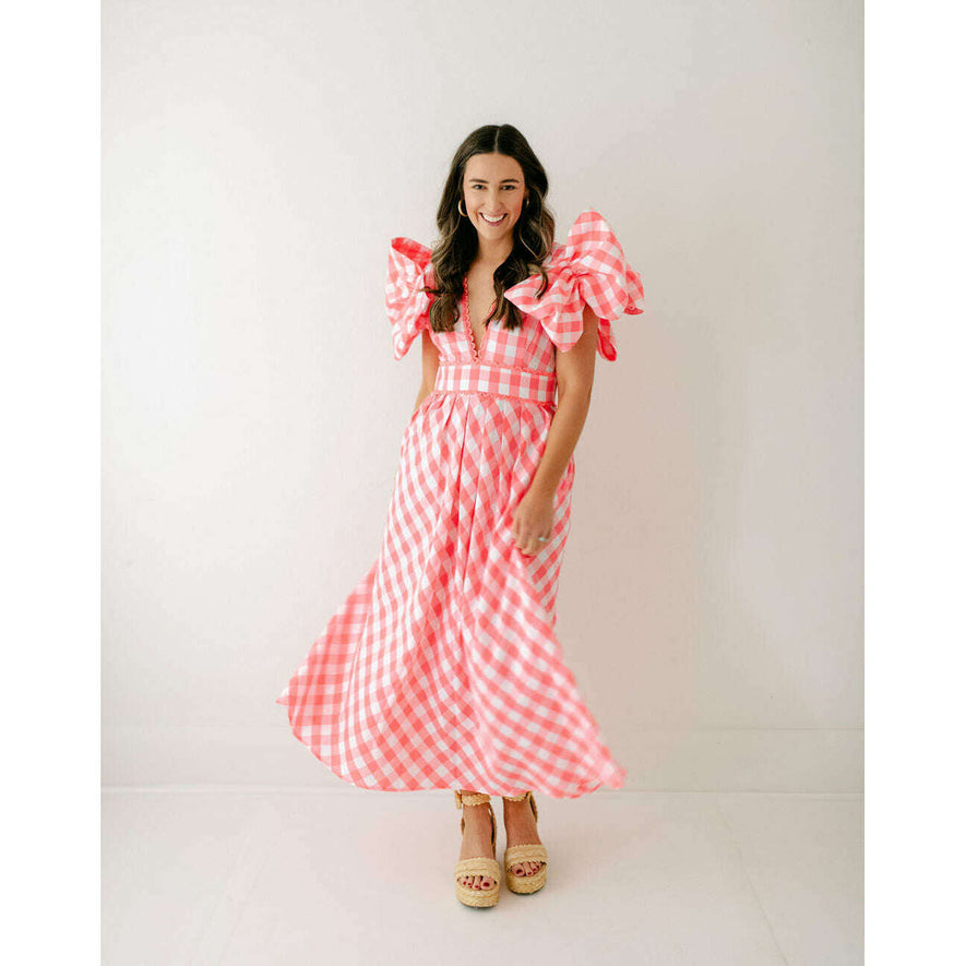 Celia B Curazao Vichy Pink Dress