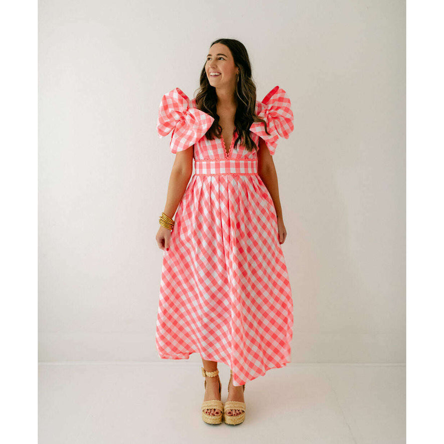 Celia B Curazao Vichy Pink Dress
