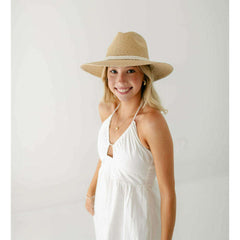 8.28 Boutique:Tipsy Threads,Tipsy Threads Cream Braid Natural Palm Hat,Hat