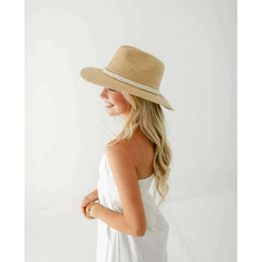 8.28 Boutique:Tipsy Threads,Tipsy Threads Cream Braid Natural Palm Hat,Hat