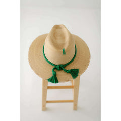8.28 Boutique:Tipsy Threads,Tipsy Threads Green Braid Natural Palm Hat,hat