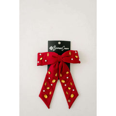 8.28 Boutique:Brianna Cannon,Brianna Cannon Florida State Garnet Bow Barrette,hair bow