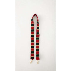 8.28 Boutique:Caroline Hill,Garnet and Black Beaded Game Day Strap,purse strap