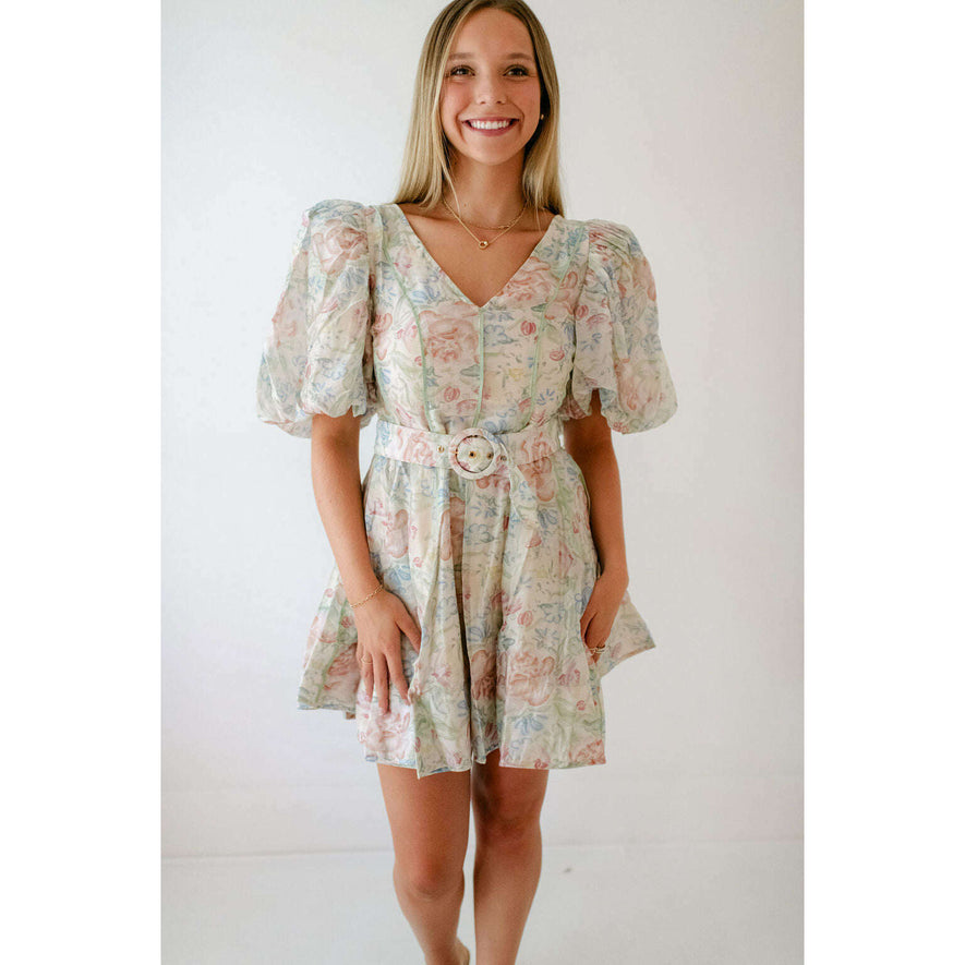 Sofie the Label Florentine Floral Mini Dress