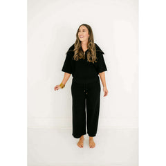 8.28 Boutique:Anna Cate Collection,Anna Cate Collection Lounge Pant in Black,pants