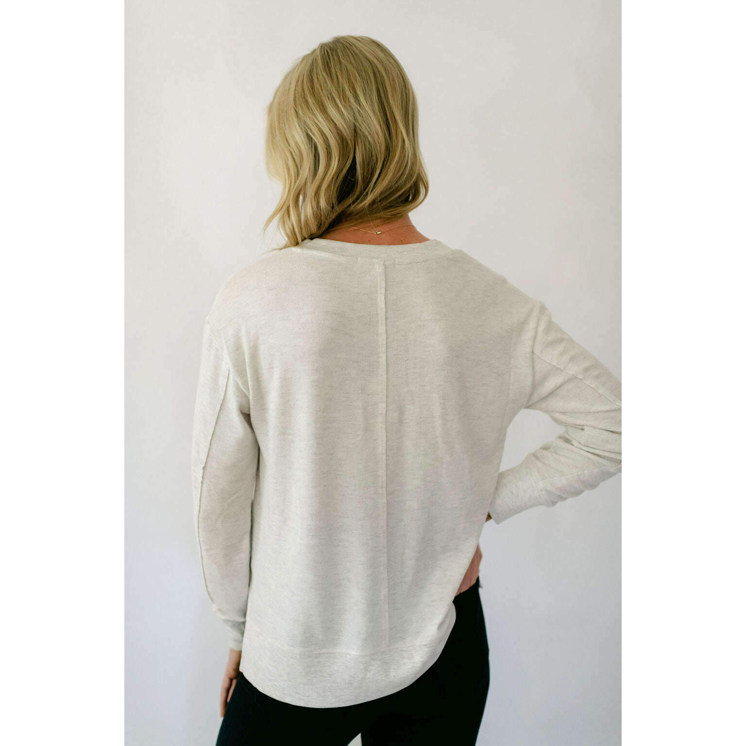 8.28 Boutique:Z-Supply,Z-Supply Wilder Cloud V-Neck Top Light Oatmeal,Sweaters