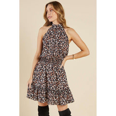 8.28 Boutique:Sadie & Sage,Sadie & Sage Animalia Smocked Waist Dress,Dress