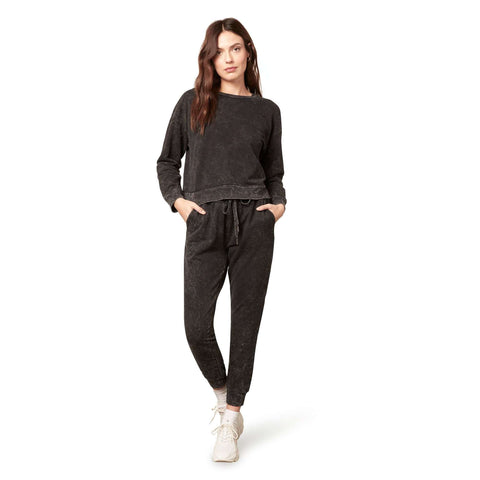 Buddy Love Avril Olive Snakeskin Top