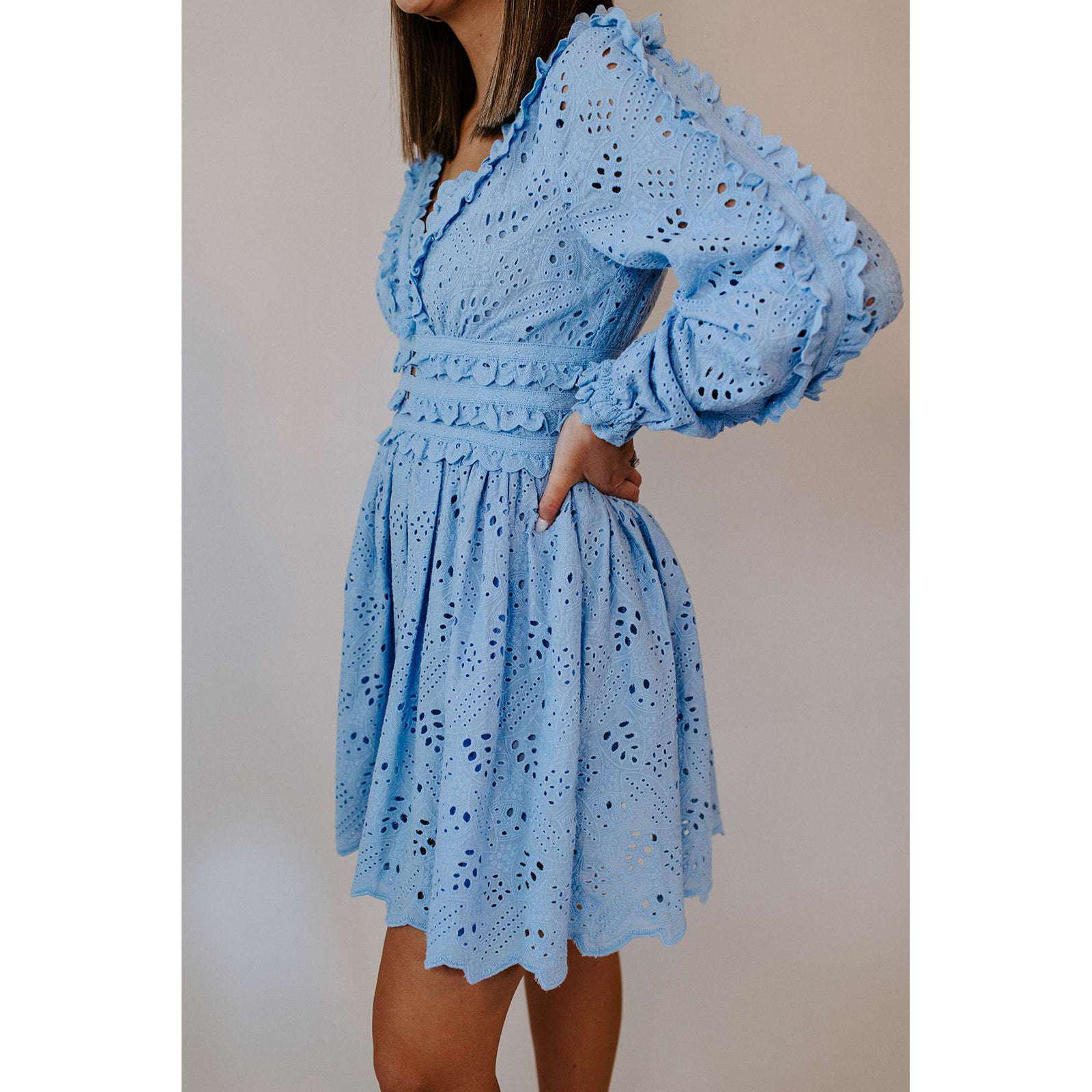 8.28 Boutique:ALLISON New York,Allison Taylor Lace Mini Dress,Dress