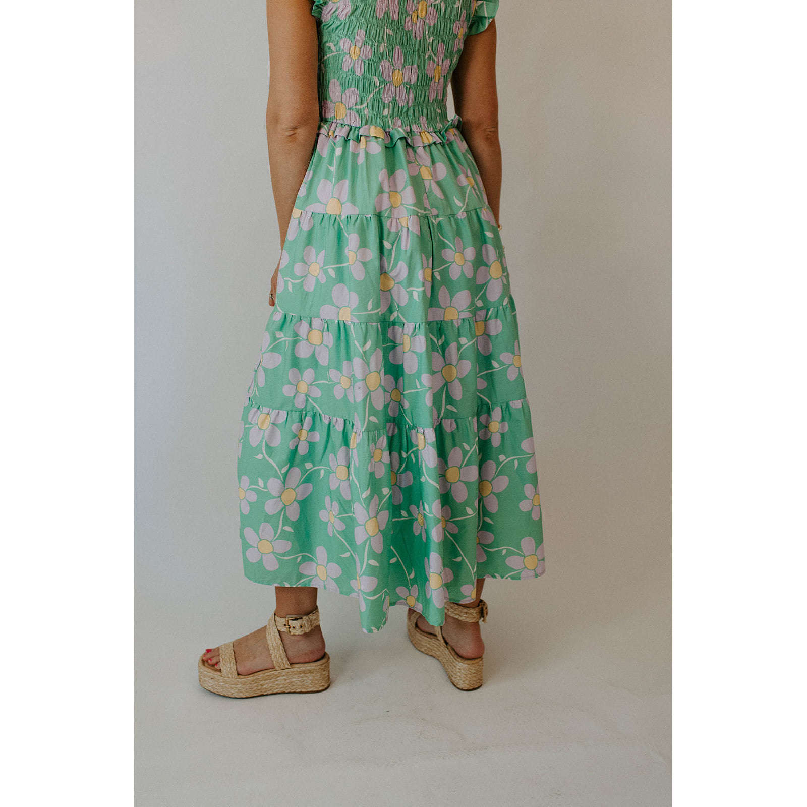 8.28 Boutique:Karlie Clothes,Karlie Daisy Smocked Tiered Dress,Dress