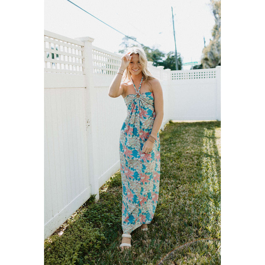 blue vanilla maxi dress Sienna Strapless Maxi Dress Blue Size XS