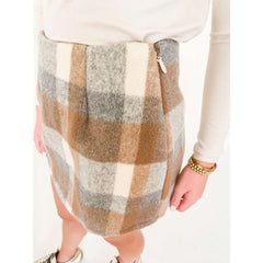 8.28 Boutique:Sadie & Sage,Sadie & Sage Little Town Plaid Skort,skirt