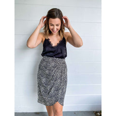 8.28 Boutique:LUCY PARIS,Lucy Paris Claire Gathered Skirt,Bottoms