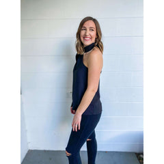 8.28 Boutique:DO + BE,The Claire Mock Neck One Shoulder Top,Top