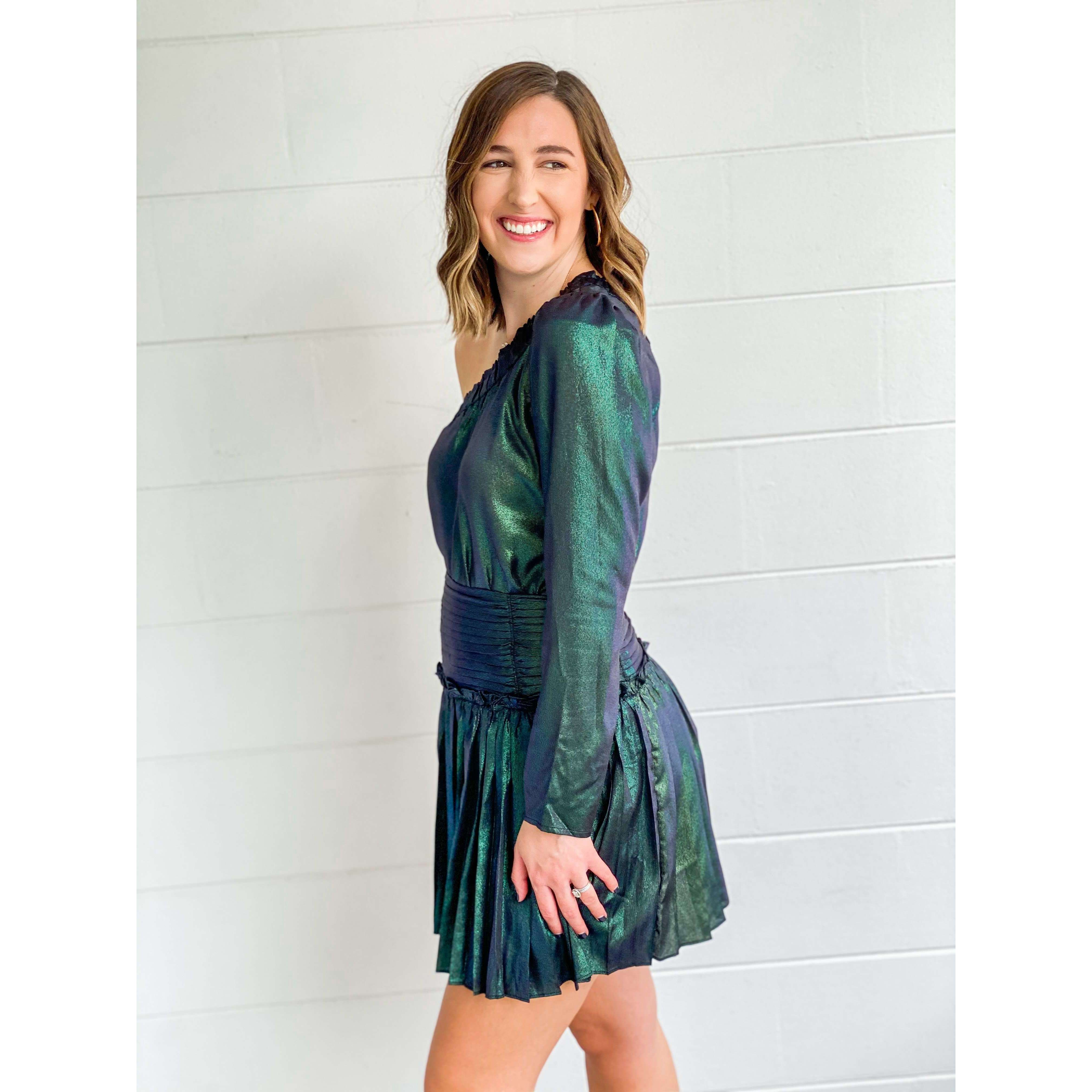 Current Air Black Opal One Shoulder Top, XS / Black Opal Current Air Black Opal One Shoulder Top, XS / Black Opal