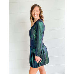 8.28 Boutique:Current Air,Current Air Black Opal One Shoulder Top,Tops