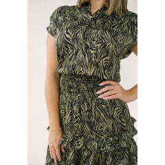 8.28 Boutique:Heartloom,Heartloom Parlor Zebra Print Dress,Dresses