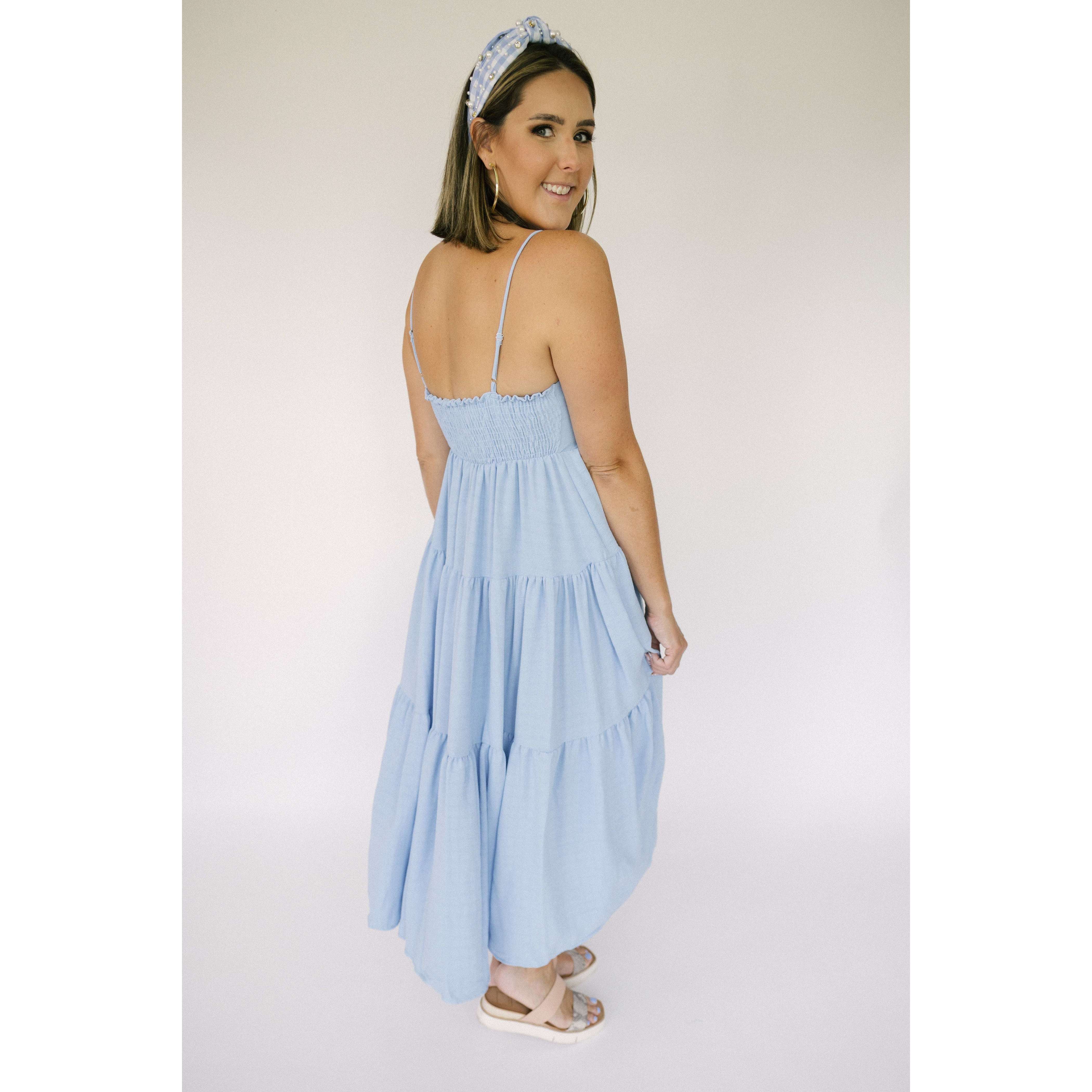 8.28 Boutique:Karlie Clothes,Karlie Clothes Sky Blue Maxi Dress,Dresses