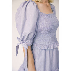 8.28 Boutique:Karlie Clothes,Karlie Clothes Swiss Dot Smocked Tiered Dress,Dresses