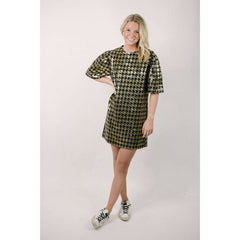 8.28 Boutique:Molly Bracken,Molly Bracken Black and Gold Sequence Dress,dress