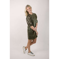 8.28 Boutique:Molly Bracken,Molly Bracken Black and Gold Sequence Dress,dress
