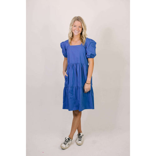 8.28 Boutique:Maude Vivante,Maude Vivante Mia Dress in Royal Blue,Dress