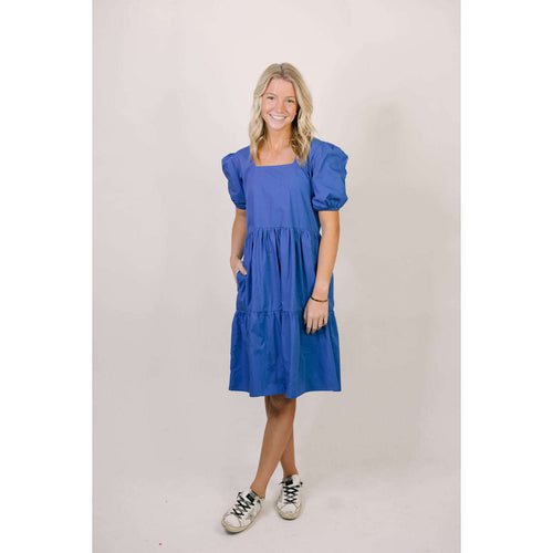 8.28 Boutique:Maude Vivante,Maude Vivante Mia Dress in Royal Blue,Dress