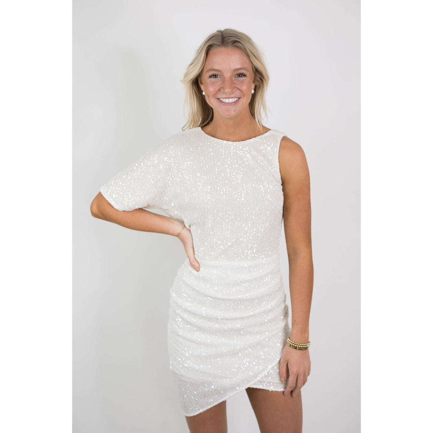heartloom sequin dress acadia dress L / champagne