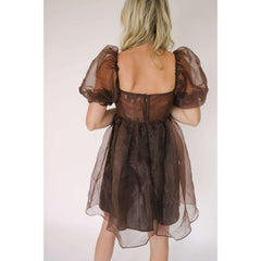 8.28 Boutique:Sofie the Label,Sofie the Label Organza Puff Sleeve Dress,Dresses