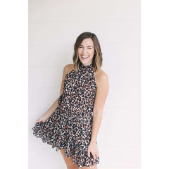 8.28 Boutique:Sadie & Sage,Sadie & Sage Animalia Smocked Waist Dress,Dress