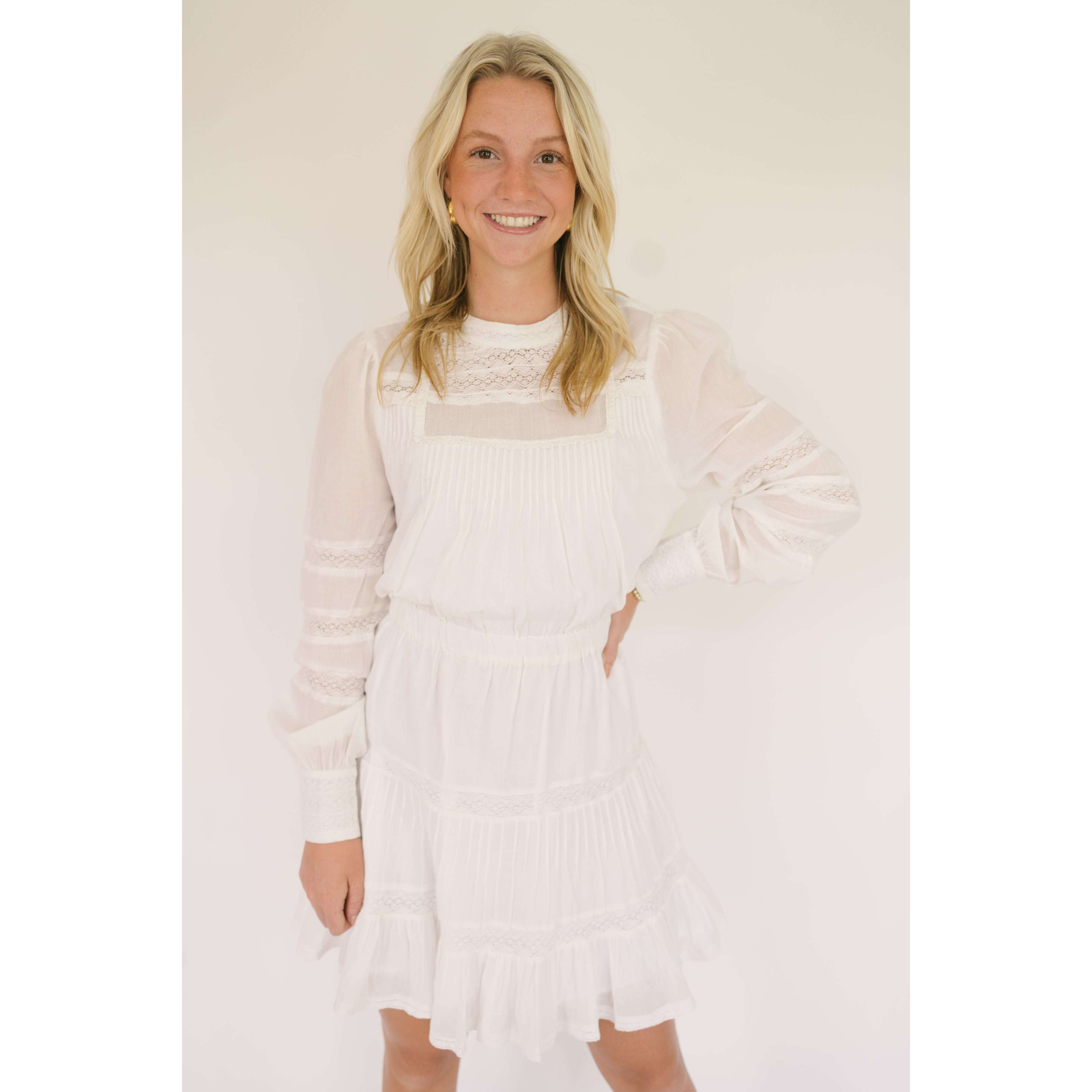Allison New York Lulu Dress, S / White