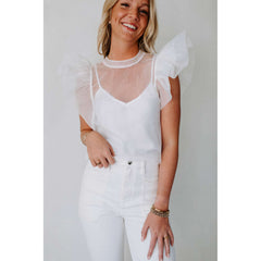 8.28 Boutique:Buddy Love,Buddy Love Kaycee White Top,Tops