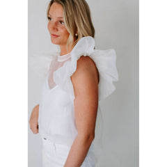 8.28 Boutique:Buddy Love,Buddy Love Kaycee White Top,Tops