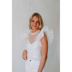 8.28 Boutique:Buddy Love,Buddy Love Kaycee White Top,Tops