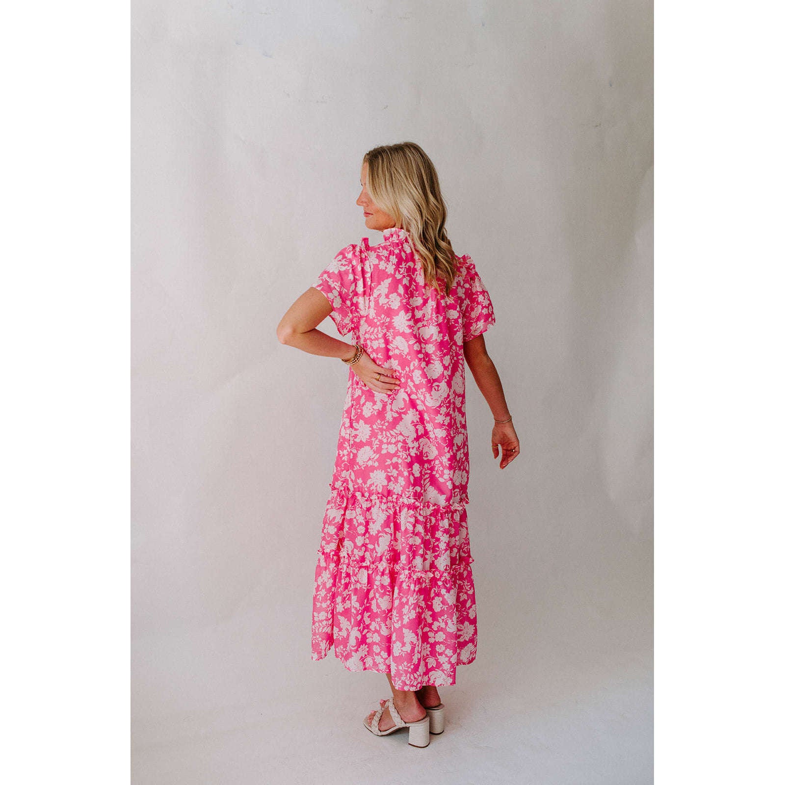 8.28 Boutique:J.Marie Collections,J.Marie Collections Fleur Ruffle Sleeve Midi Dress,Dress