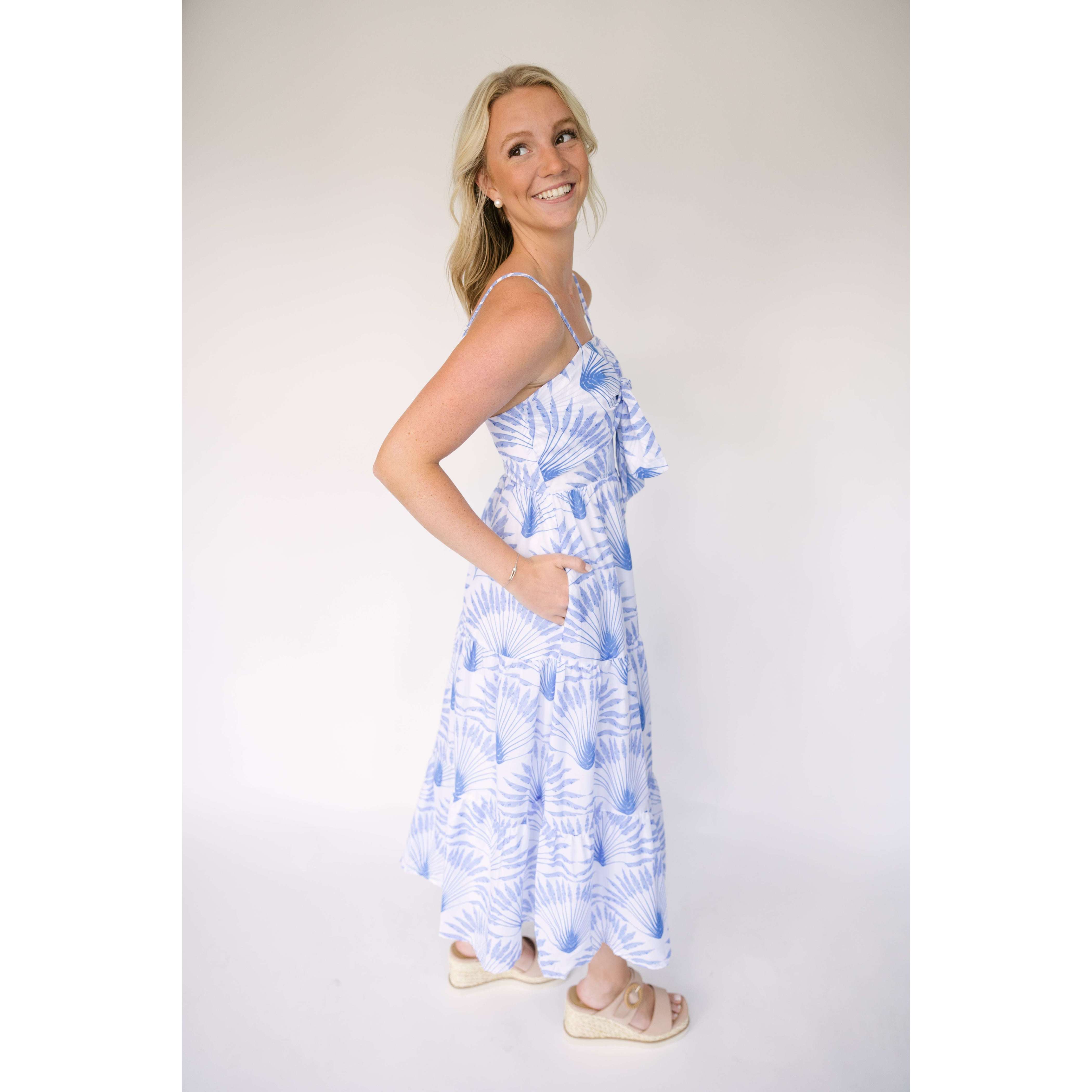 8.28 Boutique:J.Marie Collections,J.Marie Collections Lindsay Bow Midi Dress,Dresses