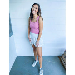 8.28 Boutique:LUCY PARIS,Lucy Paris Jasmine Knit Crop Top,Tops