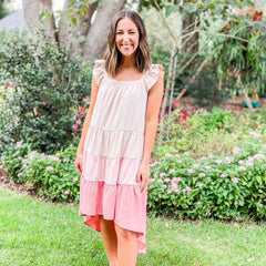 8.28 Boutique:Moodie,Moodie Lucy Colorblock Tiered Dress,Dress