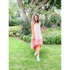 8.28 Boutique:Moodie,Moodie Lucy Colorblock Tiered Dress,Dress