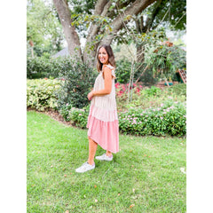 8.28 Boutique:Moodie,Moodie Lucy Colorblock Tiered Dress,Dress