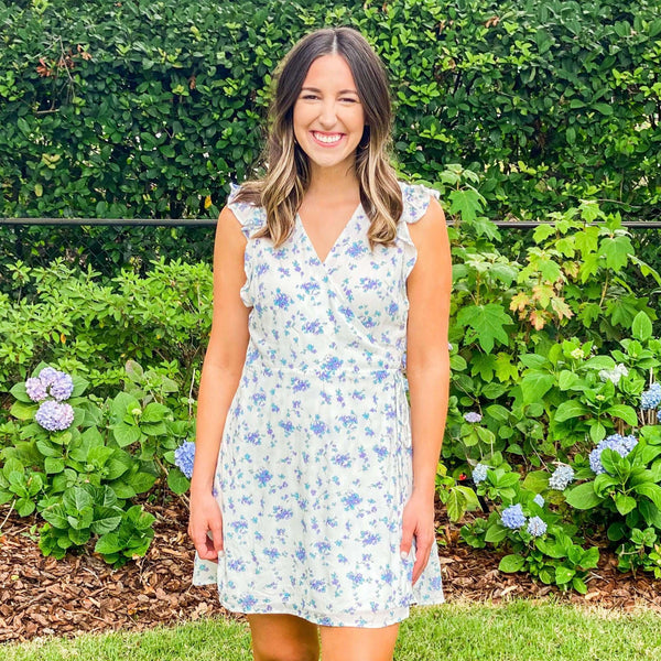 Sadie & Sage Floral Wrap Dress 8.28 Boutique