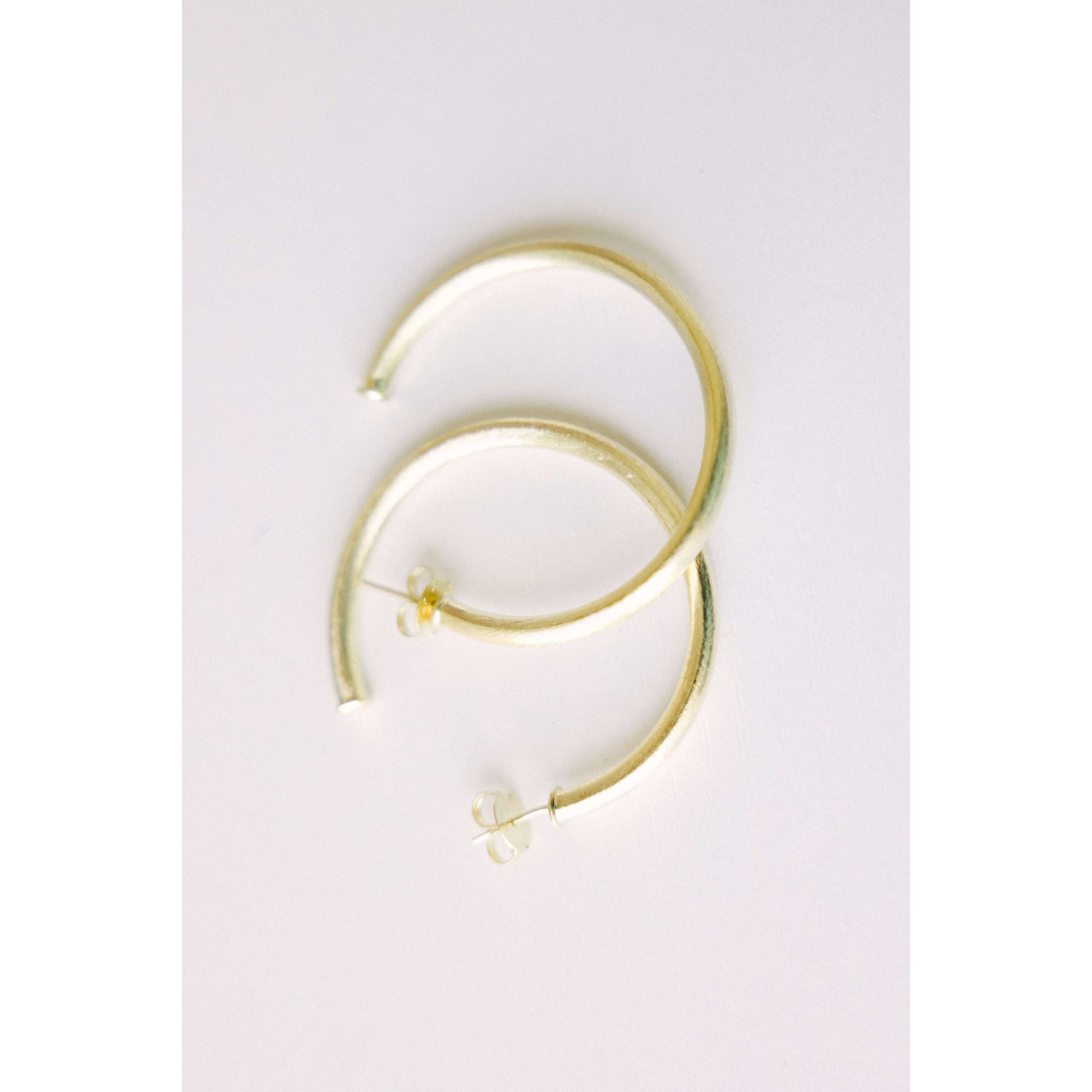 8.28 Boutique:Sheila Fajl,Sheila Fajl Everybody's Smaller Favorite Hoop 18K Gold Plated,Earrings